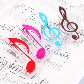 1 buc Muzical Notă Clip din Plastic de Muzică de Pian Pagină de Carte Clip Clef Înalte Clip Music Accesorii Bucatarie Articole Bucatarie Gadget-uri