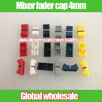 12pcs Mixer Fader Cap / Reglaj masă Egalizator de Sunet consola Accesorii Interior Gaura 4MM Slide Potențiometru Capac Buton Capac