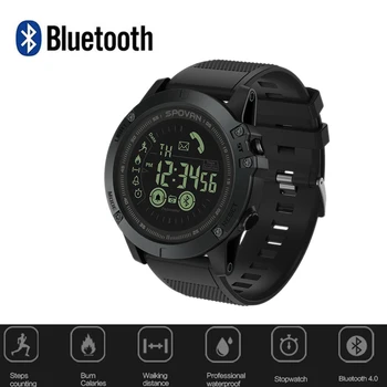 1buc Pentru SPOVAN Bluetooth Bărbați Ceas Moda Ceas Sport rezistent la apa Multi-functional Digital Ceas Pentru Relogio Feminino PR1