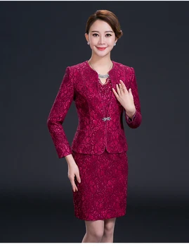 2019 model de Dantela rochia mamei de mireasa rose red șirag de mărgele Mama De Mireasa Rochii 2018 Aplicatii Elegante, Rochii de Petrecere