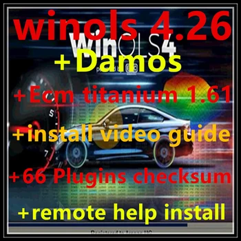 2022 fierbinte Winols 4.26 Cu 66 De Plugin-uri Și de Control+ ECU Remapping lecție+ instala ghid video+ programe + Noi Damos Fișier 2020