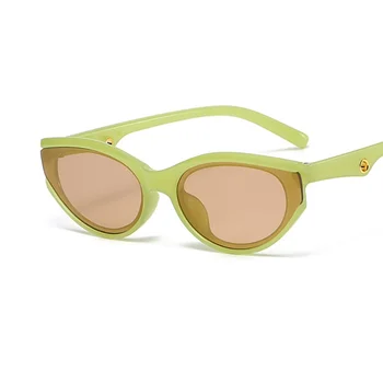 2022 Mici, Ovale ochelari de Soare pentru Femei Lady Umbra Soare Ochelari de Oameni Baieti Brand de Lux de Designer Tendințe Ochelari de Oculos De Sol Feminino