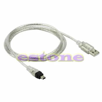20CB 4,5 ft USB de sex Masculin la Firewire iEEE 1394 cu 4 Pini de sex Masculin iLink Cablu Adaptor Cablu pentru DCR-TRV75E DV Camera