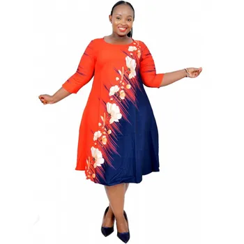 2XL-6XL de Dimensiuni Mari din Africa Rochie Pentru Femei de Moda Dashiki Imprimare Volane Vestido Nou Sosire, Halat Elegant Africane Rochie de Petrecere
