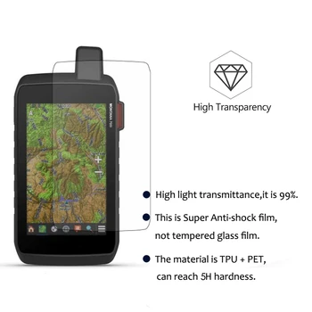 3Pcs HD Clear Ecran Protector de Film Ultra-subțire Pentru Handheld GPS Garmin Montana 700 700i 750i Nano Anti-șoc COMPANIE de Film Nu de Sticla