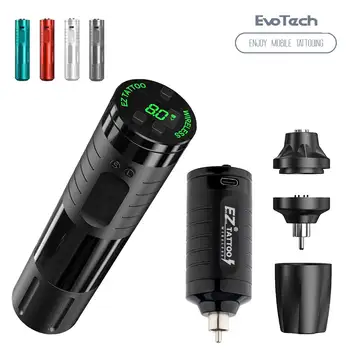 5 Culori EZ EvoTech Wireless Baterie Tatuaj Pen Mașină Personalizate cu Rotor Exterior fără Perii cu Motor de 1600 MAH Power Pack