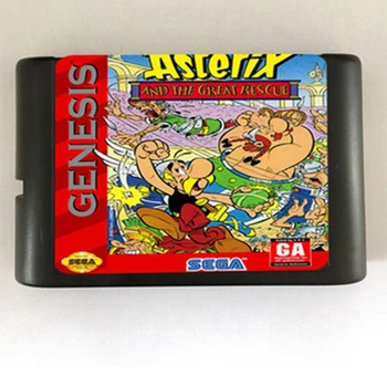 Asterix Si Marea Salvare a II-a (2) de 16 biți MD Carte de Joc Pentru Sega Mega Drive Pentru SEGA Genesis