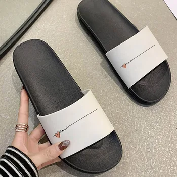 Cadou Pentru Mama Roz Dragoste Inima 2021 Moda de Vara sandale Flip Flops Estetic Interior Dormitor Acasă Pantofi doamnelor