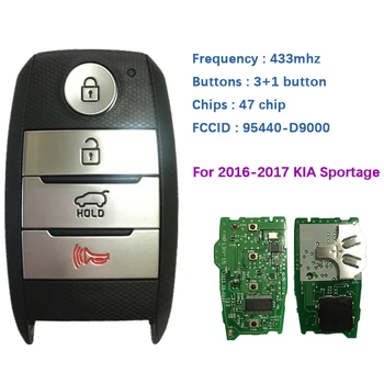 CN051045 Aftermarket 4 Buton Cheie Inteligentă Cu Frecvență 433Mhz FCCID 95440-D9000 47 cip Pentru KIA Sportage Reale 2016-2017