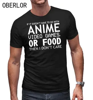 Dacă Nu Anime Sau Alimente Mash-Up T-Shirt Mens Tricou Negru Amuzant Tricou Femei Îmbrăcăminte 2022 Mai Recente Moda Polerones Cupluri Tricou