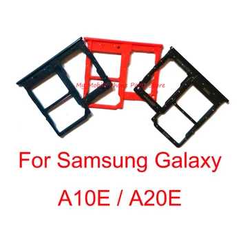 Dual Sim Tava Pentru Samsung Galaxy A10E A20E A202 A202F Slot pentru Card SIM Tray Holder Cititor Adaptoare Pentru Samsung A20E Piese de Schimb