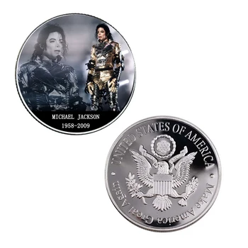 Festivalul de Suvenir Cadouri de Michael Jackson Provocare de Monede de Argint, Monede de Decor Acasă Acasă Decorare Accesorii pentru Colectie