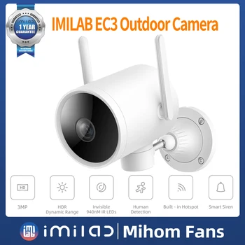 IMILAB EC3 în aer liber, Camera de Supraveghere Video Webcam Wifi IP 2K Inteligent Km Acasă de Securitate Cctv cu Infraroșu Viziune de Noapte Umane Mornitor