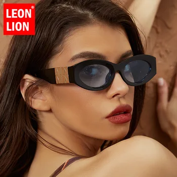 LeonLion 2022 Cateye Retro Ochelari De Soare Pentru Femei Brand De Lux Ochelari Femei/Barbati Designer De Ochelari Femei Ochi De Pisica Gafas De Sol Hombre