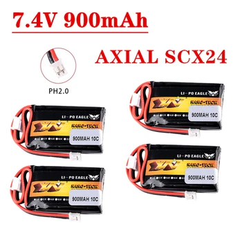Masina RC Baterie HJ 2S 7.4 V 900mAh 10C Acumulator Lipo Pentru AXIALE SCX24 SCX2 90081 C10 1/24 Masina Rc Modele de Accesorii 7.4 V Baterie