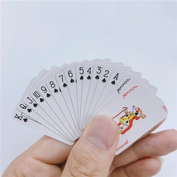 MINI drăguț Miniatură Jocuri Poker Mini-Cărți de Joc 40X28mm Miniatură Pentru Păpuși Accesoriu de Decor Acasă de Înaltă Calitate
