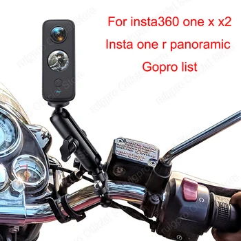 Motocicleta aparat de Fotografiat Suport Ghidon Oglindă Montare Suport Suport Metalic Pentru GoPro11 OSMO acțiune insta 360 o r x x2 Accesoriu