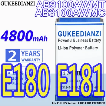 Noi AB3100AWMT AB3100AWMC 4800mAh Reîncărcabilă Baterie Mobil Pentru PHILIPS Xenium E180 E181 CTE180BK