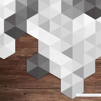 NOI Mozaic Hexagon Podea Perete Autocolant Auto-Adeziv Tapet 3D Baie Bucatarie Dormitor Living Room Decor Impermeabil Art Decal