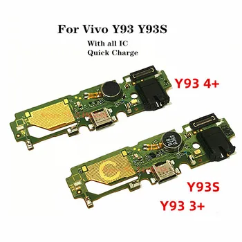 Original USB Port de Încărcare de Andocare Cablu Flex Pentru Vivo Y93 Y93S incarcare USB-Încărcător Priză de Bord Cu Microfon Vibrator de Înlocuire