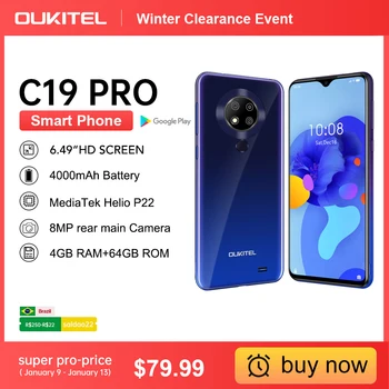 Oukitel C19 Pro Smartphone 4GB+64GB 6.5