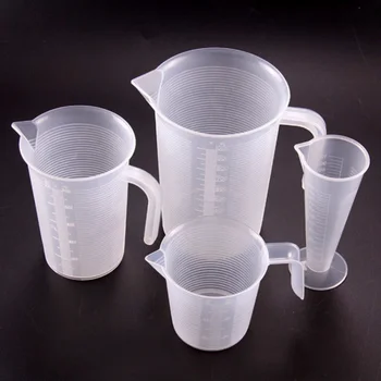 Plastic Lichid Ulcior De Măsurare Cupa Absolvit Suprafață De Gătit Produse De Panificatie Bucatarie Laborator