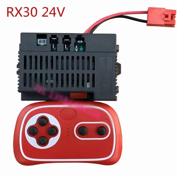 portul rosu 7pins wellye Copii electric mașină de jucărie receptor 24V bluetooth control de la distanță, RX30 cu pornire lină 2.4 G transmițător