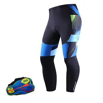 Protecție UV Strânse pe corp pentru Bărbați Lenjerie de corp Burete Gel 20D Căptușit cu Bicicleta la Șocuri Coborâre pe o Pantă Lungă, Pantaloni de Ciclism