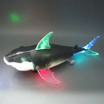 Rechin Jucărie De Vânzare Fierbinte Simulare Electric Rechin Jucărie 360° Mobil Cu Lumina De Proiecție Muzica Fată Băiat Cadou De Crăciun