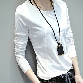 Toamna Y2K T-shirt Femei cu Maneci Lungi Tricou Femme coreeană de Moda Harajuku Haine Casual Femei Topuri
