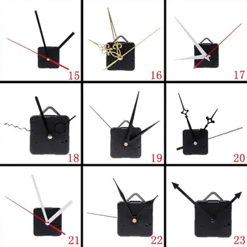 Tăcut Ceas de Perete Mare Cuarț Ceas Mecanism de deplasare Mâinile ceas, Instrumentul de Reparare Kit Piese Set DIY 27 de Tipuri