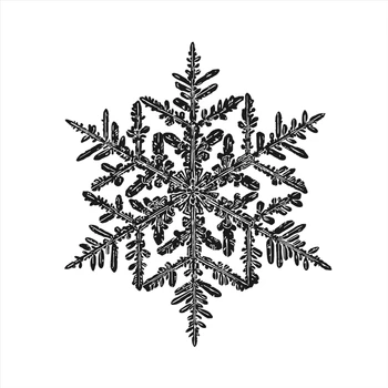 Zăpadă de Cristal de Fundal Stamp set de Fulg de nea Clar Timbre pentru Scrapbooking Meserii DIY Carte Face 2022 Noi 4.7x5inch 20A